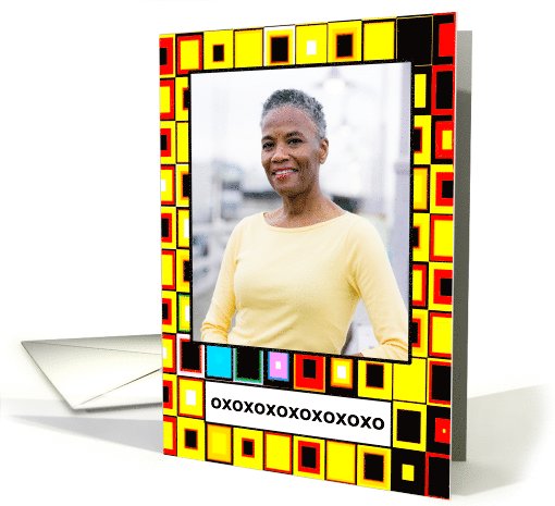 Note Card - Geometric Pattern Photo card (921318)