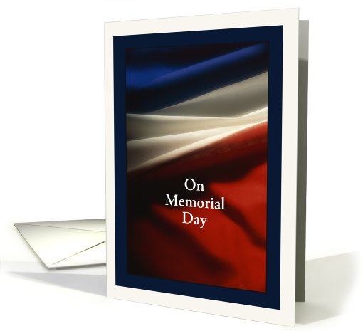 Memorial Day - USA - American Flag card (925023)