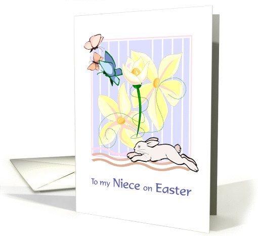 Easter - Niece - Bunny Scene card (936728)