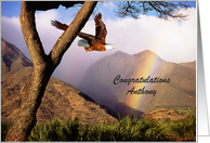 Congratulations - Eagle Scout Status - Customizable Name Card