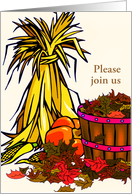 Invitation -Thanksgiving- Autumn Theme card