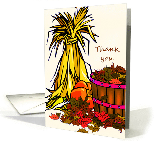 Thank You - Autumn Theme card (964813)