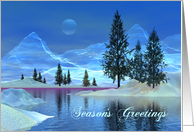 A Blue Moon Mountain Season’s Greetings card