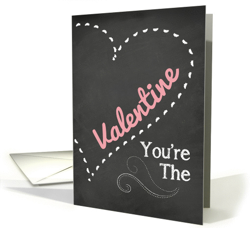 Chalkboard Valentine Card Valentine's Day card (1225630)