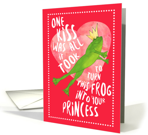 Leaping Frog Valentine card (1417774)