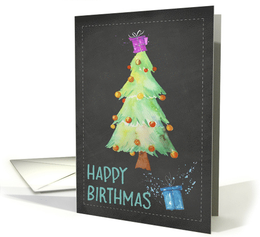 Happy Birthmas, Birthday on Christmas, Christmas Birthday card