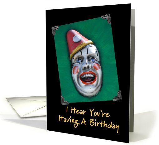 Clown Birthday card (579070)