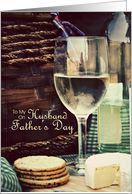 Father’s Day, Wine & Cheese card