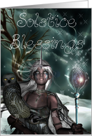 Winter Solstice Blessings card