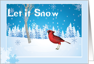 Let It Snow card