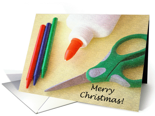 Merry Christmas Pre School card (316382)