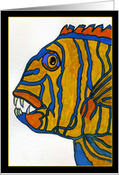 Fish 1D card