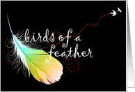birds of a feather... card