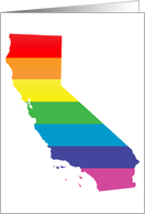rainbow california new address announcement card