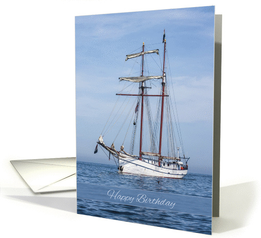 Yacht Birthday card (1125116)