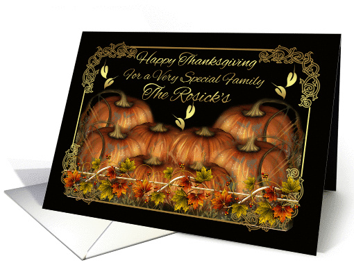 Thanksgiving The Rosick's card (1187510)
