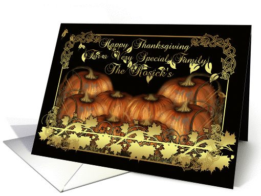 Thanksgiving The Rosick's card (1187516)