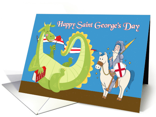 Saint George's Day with Cute Dragon and Cute Saint George... (387939)