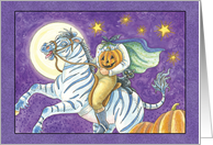 Halloween Headless Horseman Birthday Card