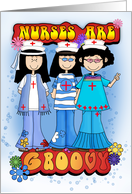 Nurse’s Day Card - Groovy Nurse’s card