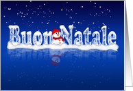 Italian Christmas Card - Buon Natale e Felice Anno Nuovo! card