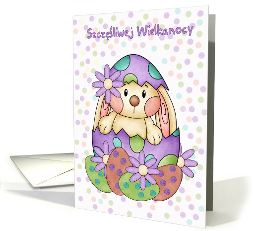 Polish Language Easter Card - Szczesliwej Wielkanocy card (794563)