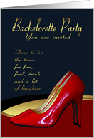 Bachelorette Party Invitation Card - Bachelorette Red Shoes Invitation card