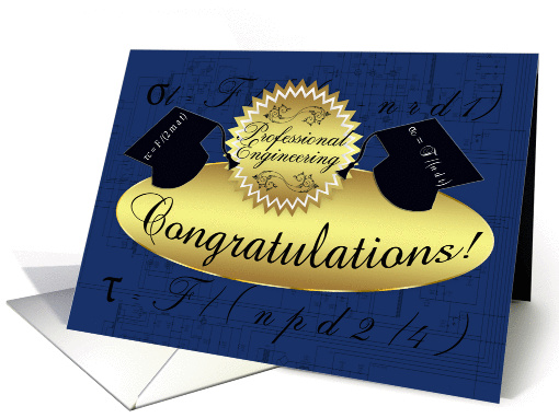 professional engineering congratulations tensile stress rivets card