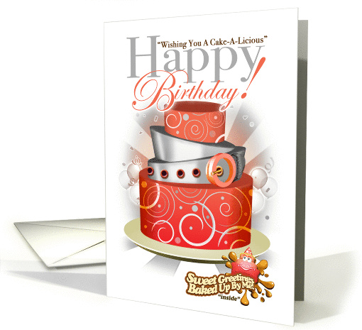 The Life Of The Party Birthday Cake card (1340424)