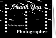 WEDDING Thank You - Photographer card