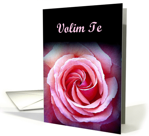 Volim Te - I Love you - Croatian card (384925)