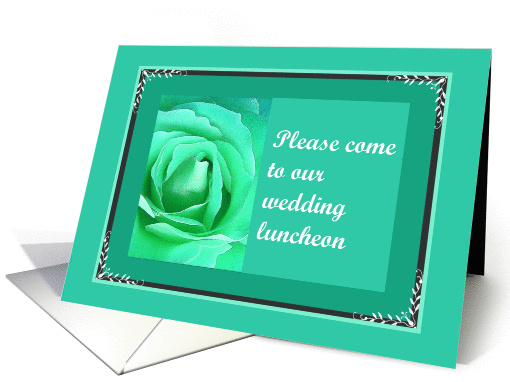Wedding Luncheon Invitation card (385459)