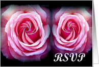 RSVP - Pink Roses card
