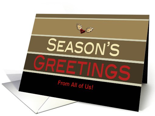 Business From All of Us Season's Greetings Christmas... (1106014)
