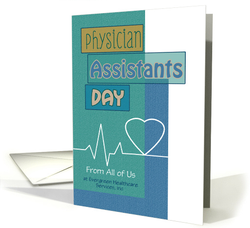 From All Physician Assistants Day Blue Scrapbook Look Heartbeat card