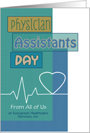 From All Physician Assistants Day Blue Scrapbook Look Heartbeat card