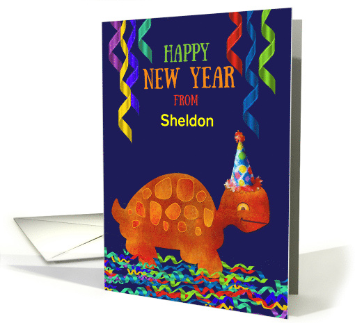 Happy New Year from Tortoise Name Specific card (1506504)