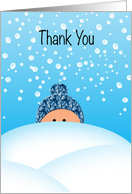 Thank You Snow Business General for Customers card