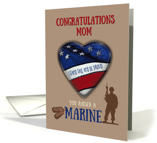 Mother of Marine Graduated from Marine Boot Camp card (1558290)