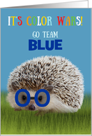 Custom Color Wars Summer Camp Hedgehog with Custom Sunglasses Color Too card