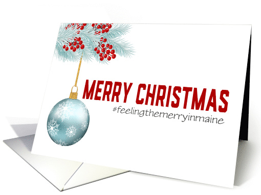 From Specific State or Country Merry Christmas Greens and... (1589234)