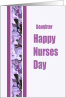 Daughter Happy Nurses Day card