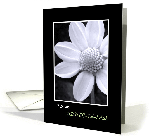 To my Sister-in-Law- Bridesmaid card (396337)
