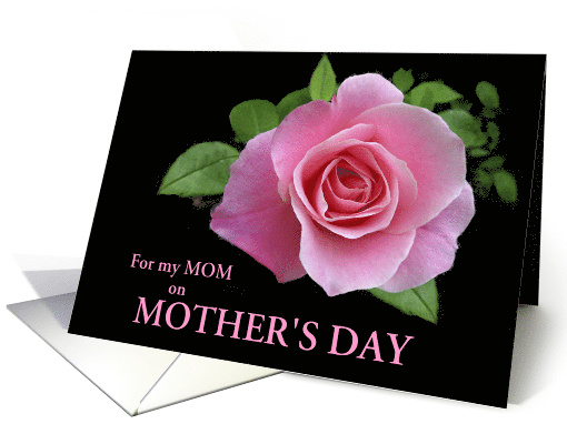 Happy Mother's Day Mom Pink Rose Floral card (397298)