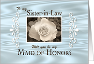 Sister-in-Law-Maid of Honor? card