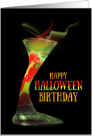 Happy Birthday Halloween Witches Brew card