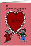 grandparents valentine card