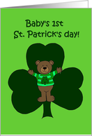 Baby’s 1st St. Patrick’s day card