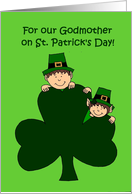 St. Patrick’s day greetings for godmother card