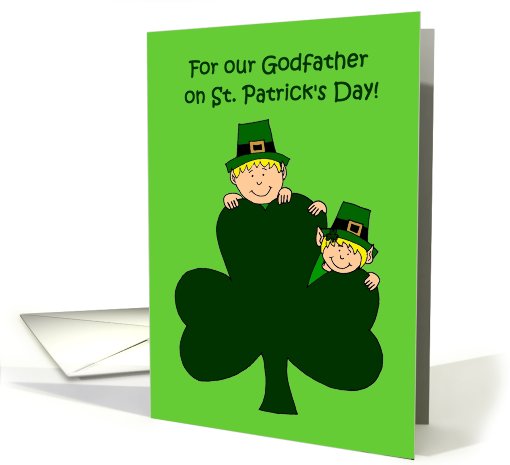 St. Patrick's day greetings for godfather card (569780)